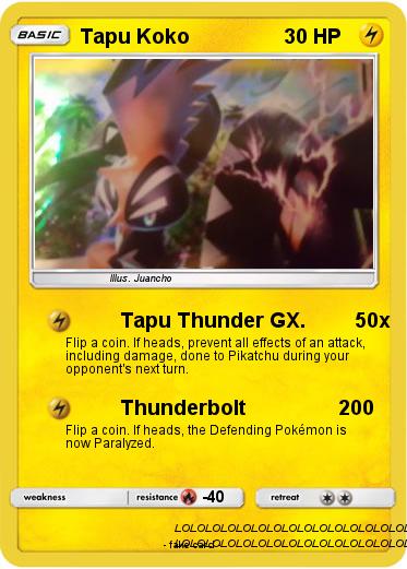 Pokemon Tapu Koko