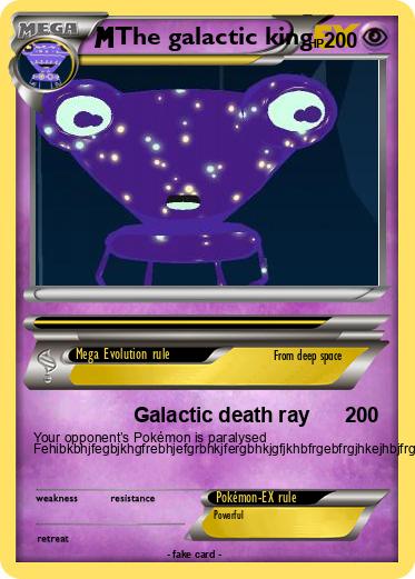 Pokemon The galactic king