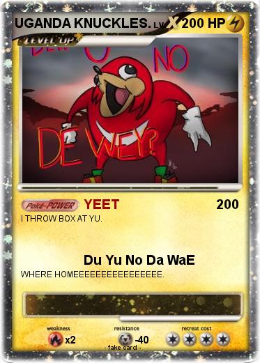 Pokemon UGANDA KNUCKLES.