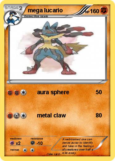 Pokemon mega lucario