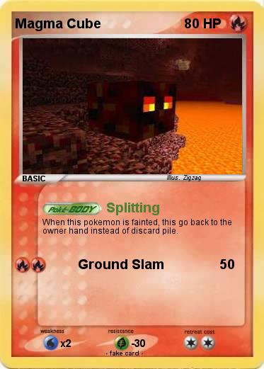 Pokemon Magma Cube