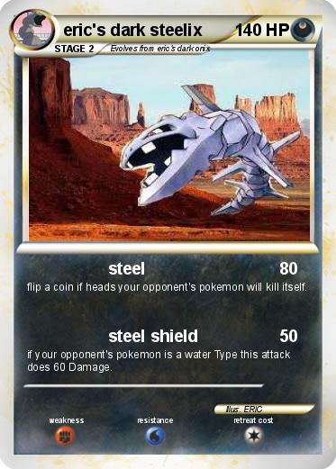 Pokemon eric's dark steelix