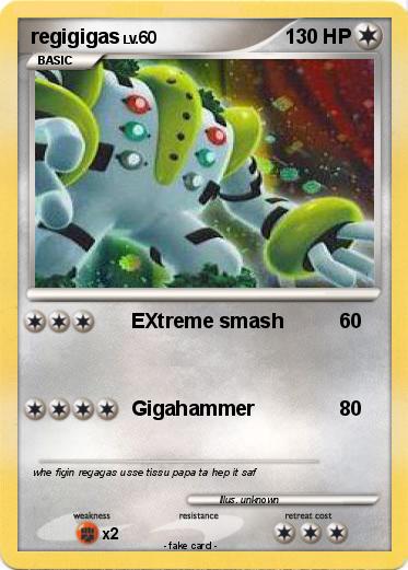 Pokemon regigigas