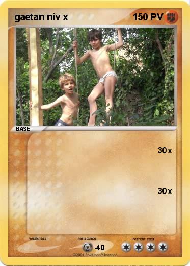 Pokemon gaetan niv x