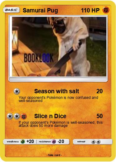Pokemon Samurai Pug