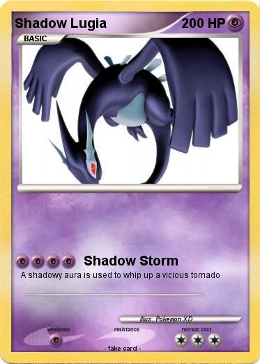 Pokemon Shadow Lugia