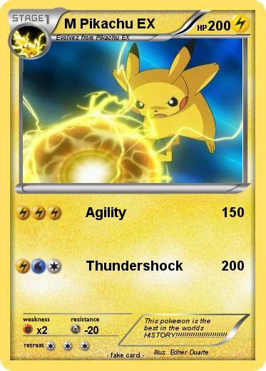 Pokemon M Pikachu EX
