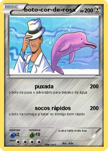 Pokemon boto-cor-de-rosa