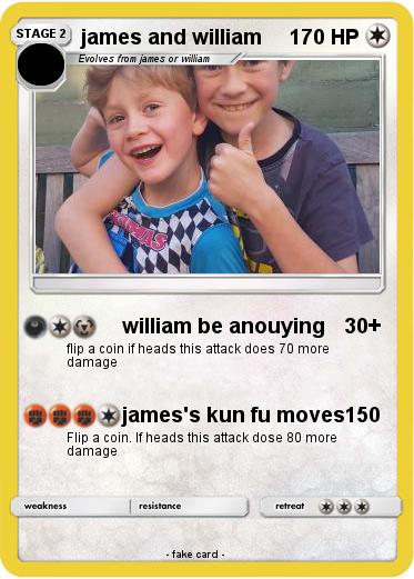 Pokemon james and william