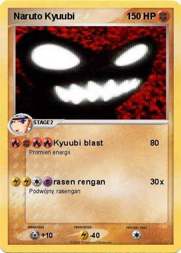 Pokemon Naruto Kyuubi