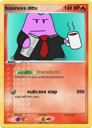 Pokemon business ditto