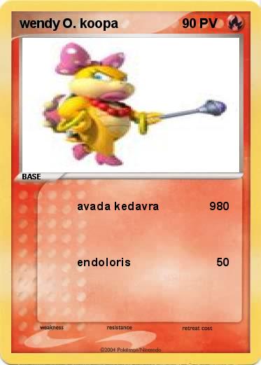 Pokemon wendy O. koopa
