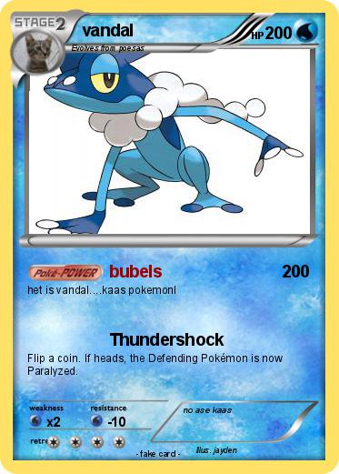 Pokemon vandal