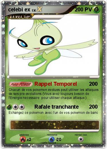 Pokemon celebi ex