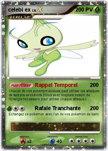 Pokemon celebi ex