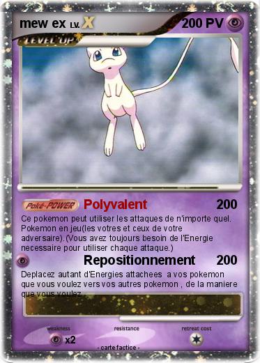 Pokemon mew ex