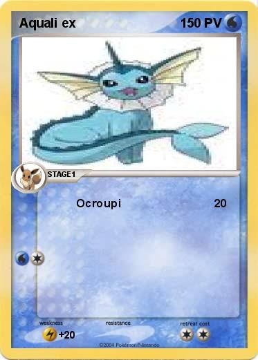 Pokemon Aquali ex
