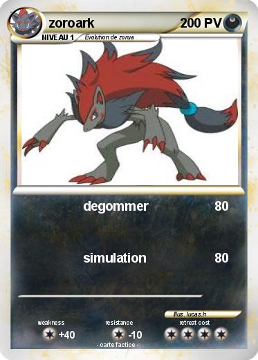 Pokemon zoroark