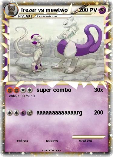 Pokemon frezer vs mewtwo