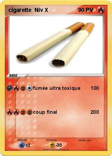 Pokemon cigarette  Niv X
