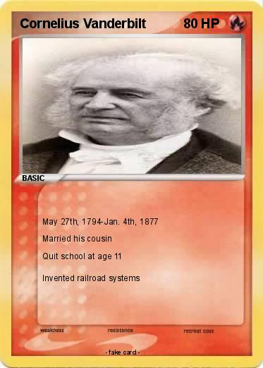 Pokemon Cornelius Vanderbilt