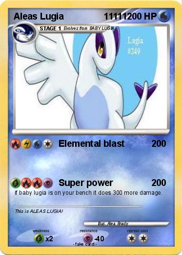 Pokemon Aleas Lugia                11111