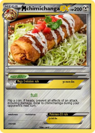 Pokemon chimichanga