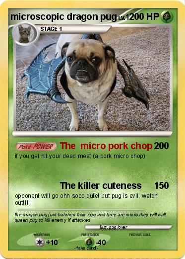 Pokemon microscopic dragon pug