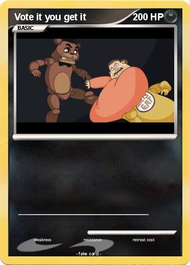 Pokemon Vote it you get it