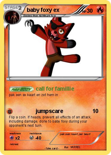 Pokemon baby foxy ex
