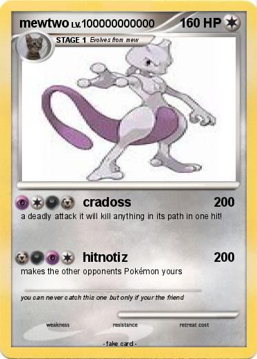 Pokemon mewtwo