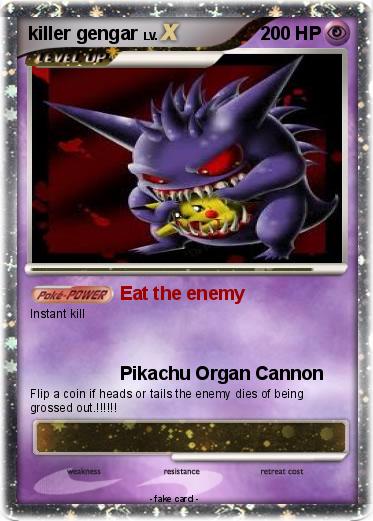 Pokemon killer gengar