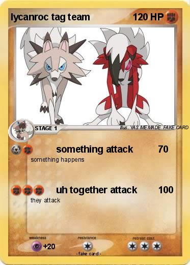 Pokemon lycanroc tag team