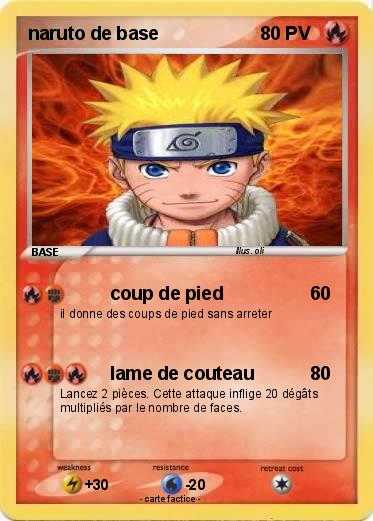 Pokemon naruto de base