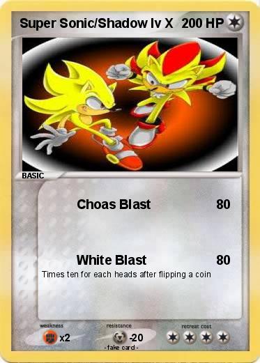 Pokemon Super Sonic/Shadow lv X