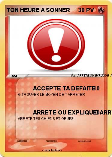Pokemon TON HEURE A SONNER
