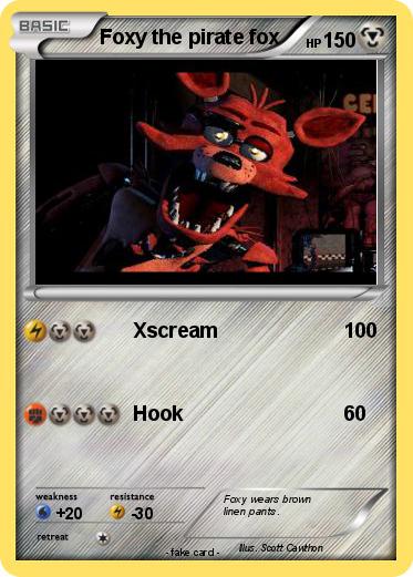 Pokemon Foxy the pirate fox