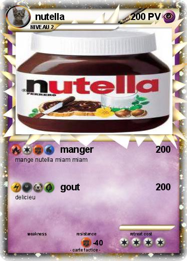 Pokemon nutella