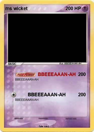 Pokemon ms wicket