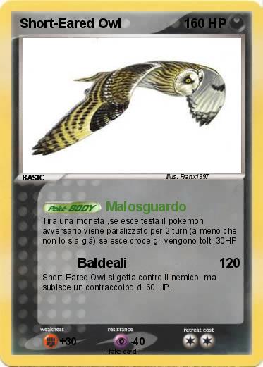 Pokemon Short-Eared Owl