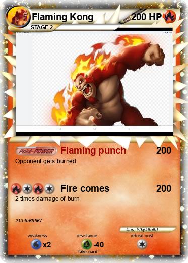 Pokemon Flaming Kong