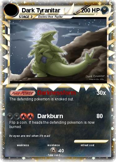 Pokemon Dark Tyranitar