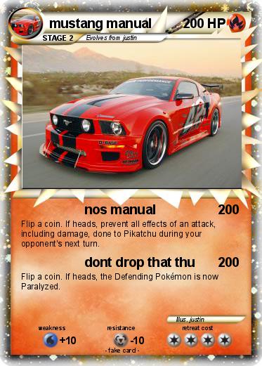 Pokemon mustang manual