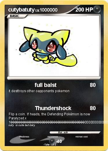 Pokemon cutybatuty