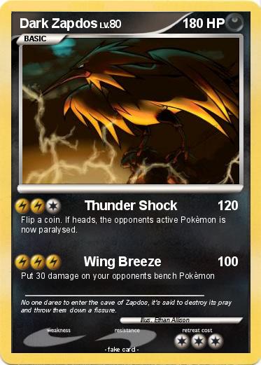 Pokemon Dark Zapdos