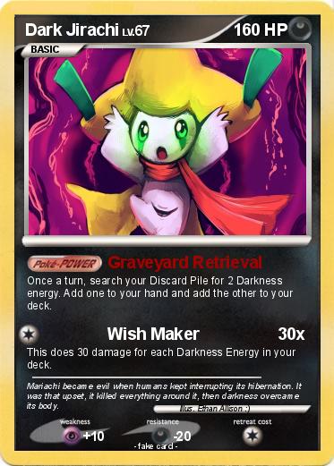 Pokemon Dark Jirachi