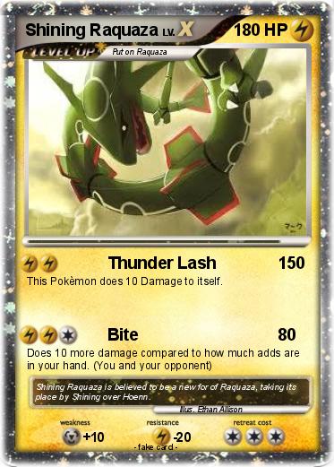 Pokemon Shining Raquaza