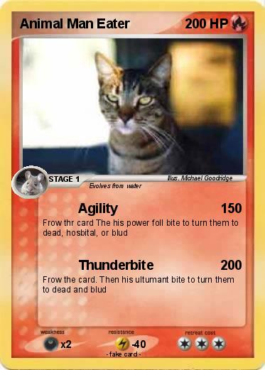 Pokemon Animal Man Eater
