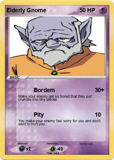 Pokemon Elderly Gnome