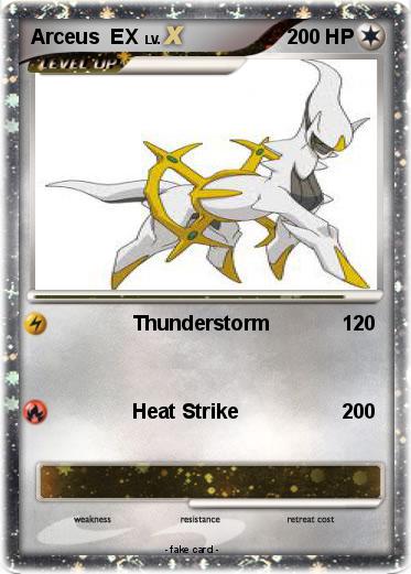 Pokemon Arceus  EX